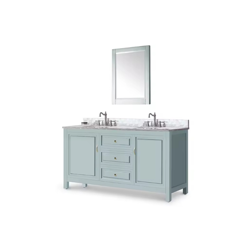 Supernalway Furniture Floor Mounted Vanity Cabinets Bathroom Basin Vanity Sinks